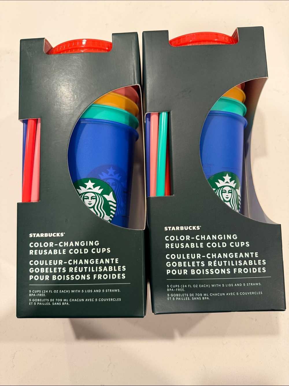 Color-Changing Reusable Cold Cups (Starbucks)